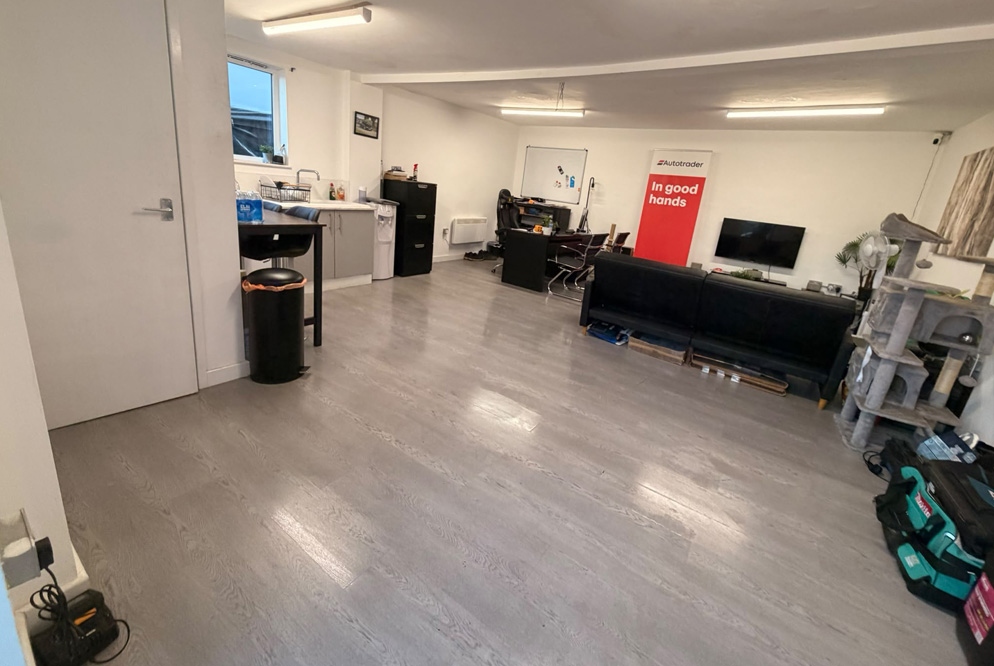 Office after cleaning